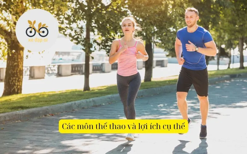 Các môn thể thao và lợi ích cụ thể