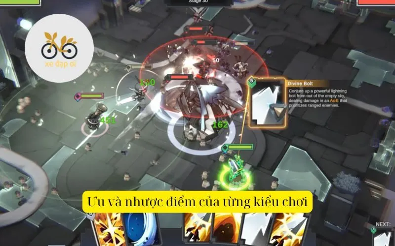 Ưu và nhược điểm của từng kiểu chơi