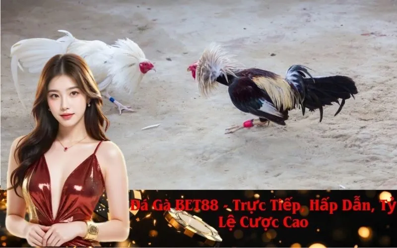 Đá Gà BET88 - Trực Tiếp, Hấp Dẫn, Tỷ Lệ Cược Cao