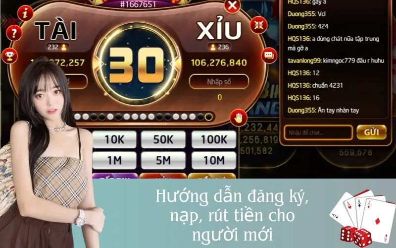 Hướng dẫn đăng ký, nạp, rút tiền cho người mới