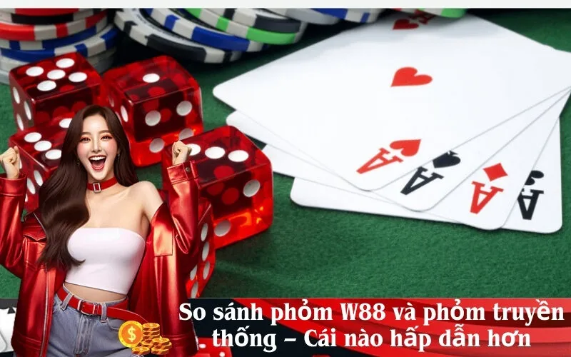 So sánh phỏm W88 và phỏm truyền thống – Cái nào hấp dẫn hơn