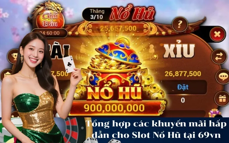 Tổng hợp các khuyến mãi hấp dẫn cho Slot Nổ Hũ tại 69vn