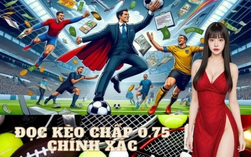 Bí quyết đọc kèo chấp 0.75 chính xác