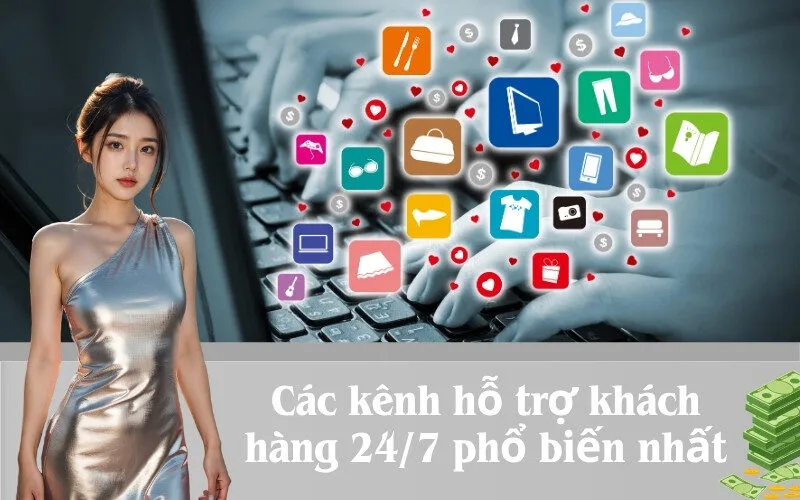 Các kênh hỗ trợ khách hàng 24/7 phổ biến nhất