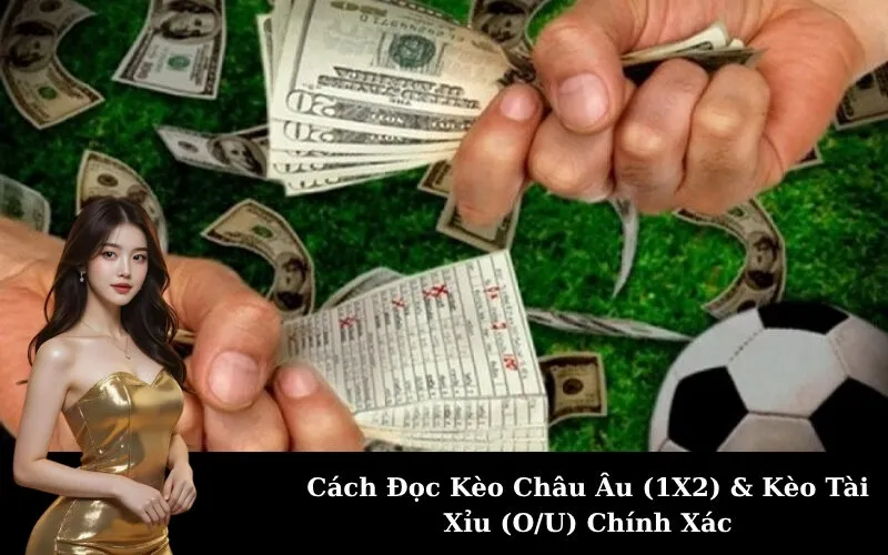 Cách Đọc Kèo Châu Âu (1X2) & Kèo Tài Xỉu (O/U) Chính Xác